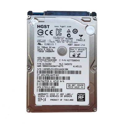 HDD WESTERN DIGITAL HGST 2.5 750GB